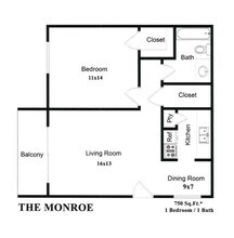 The Monroe (Upgraded) 108 floor plan